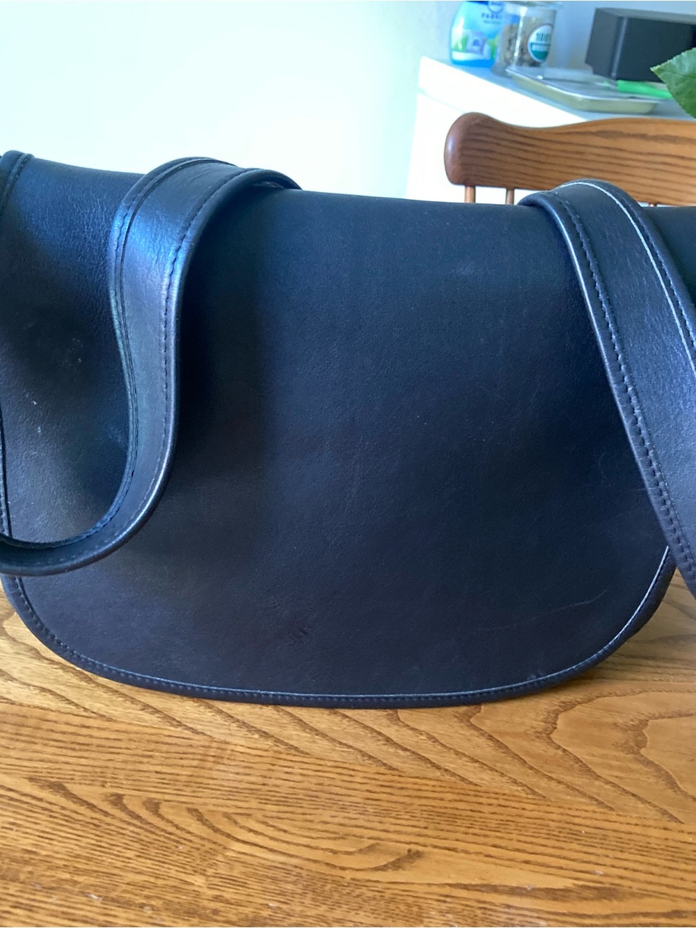 Coach Black Leather Shoulder Bag